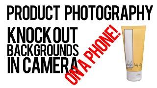 How to shoot product with white back grounds with your cell phone!