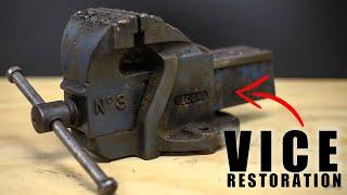 Destroyed Rusty Record Vice Restoration