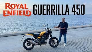 Royal Enfield Guerrilla 450 Walkaround - Launched at ₹ 2,39,000/- | MotorBeam