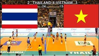 2024 SEA Women's V.League : KORAT : THAILAND vs VIETNAM : FULL MATCH : New screen size