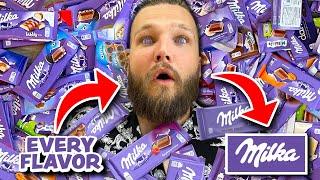 AMERICANS TRY EVERY MILKA CHOCOLATE!