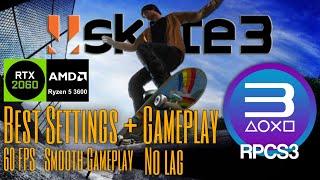 SKATE 3 RPCS3 Best Settings 2024 | How to Play SKATE 3 On PC | 60FPS | SMOOTH GAMEPLAY | NO LAG