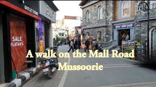 Places to see in Mussoorie: A walking tour of the Mall Road. 4K 60fps #mussoorie