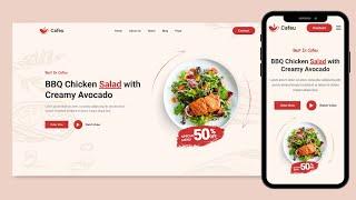 Create a Responsive Restaurant Website in HTML & CSS | Responsive Website Design