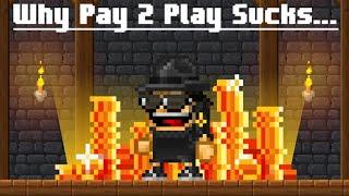 Why Pay To Play Sucks... (Pixel Worlds)