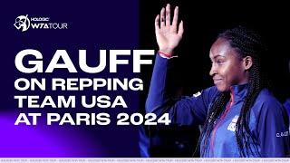 Coco Gauff on Representing Team USA at the 2024 Paris Olympics 