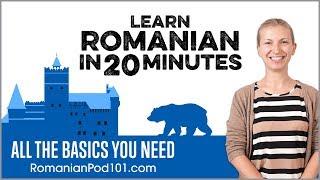 Învață limba română în 20 de minute - TOATE noțiunile de bază de care ai nevoie