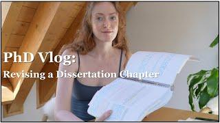 PhD Vlog – 2 Weeks of Revisions  The Highs and Lows of Revising a Dissertation Chapter