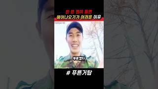 한 번 정이 들면 헤어나오기가 쉽지 않은 이유 #푸른거탑 #군대