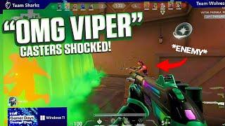 Viper Outplays in LAN tournament ! | Caster’s crazy reaction