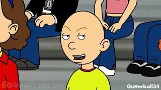 Caillou hits the ball back/blows the game/Grounded