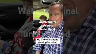 #funny #comedy #dadbeingdad #parenting #brokenhand
