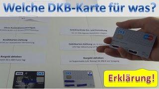 DKB Karten ⇒  Giro- oder Visa Card nutzen?