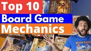 Top 10 Board Game Mechanics