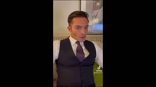 Ed Westwick on TikTok “ I’m Chuck Bass ” 2021 | Screen Runway