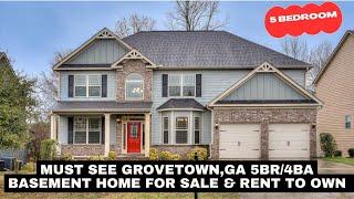 Living in Augusta Georgia: Full Tour 2024 Grovetown, GA. Basement Home For Sale & Rent To Own