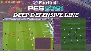 PES 2021 | Deep Defensive Line - What You need to know! - Advanced Instructions Explained