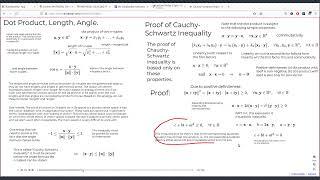 Proof of Cauchy Schwartz Inequality, Orthogonal Projections and Orthogonal Complements