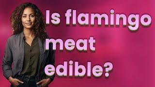 Is flamingo meat edible?