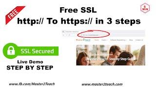 How to get SSL certificate for your site free - http to https