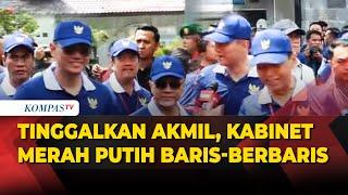 Baris-berbaris! Menko AHY, Zulhas, Airlangga, hingga Kabinet Merah Putih Tinggalkan Akmil Magelang