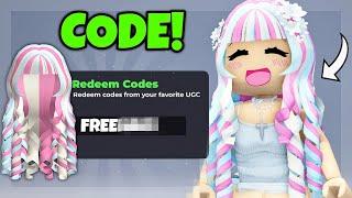 CODE THAT GIVES YOU FREE HAIR ON ROBLOX