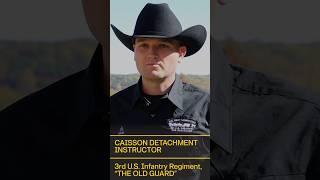 The U.S. Army Caisson Detachment trains at the U.S. Capitol