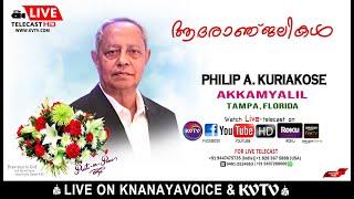 TAMPA | WAKE SERVICE OF PHILIP AKKAMYALIL  ON SUNDAY 6.PM FROM KNANAYA CENTER | KNANAYAVOICE