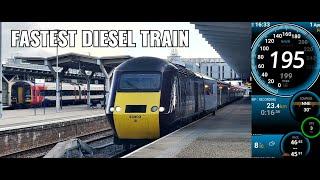 World's Fastest DIESEL TRAIN | A Short Journey on the Class 43 HST (InterCity 125) | Cross Country