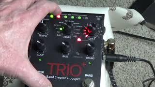 Play Guitar | DIGITECH TRIO BAND CREATOR Song & Sequencing Modes - How To