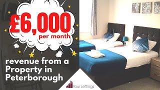 Serviced Accommodation - How a Landlord gets £6,000/month revenue from a Property in Peterborough