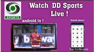 How to watch dd sports live in Android phone or android tv