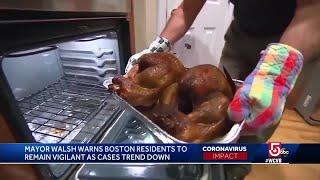 Boston mayor warns residents to remain vigilant as COVID-19 cases trend lower