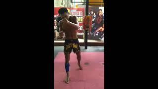 Suksawat Sangmorakot training for fight rajadamnern stadium 10-9-2020