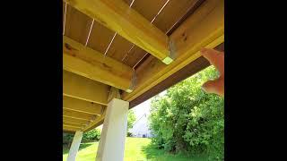 Home Inspector Finds a VERY WELL BUILT Deck