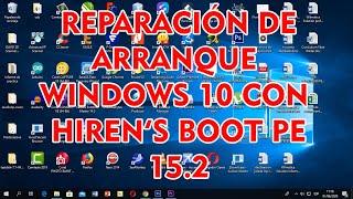 Reparación de arranque Windows 10 con Hiren´s Boot PE 15.2