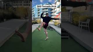 If this kick lands it's game over! #360kick #tornadokick #martialarts #taekwondo #muaythai #mma