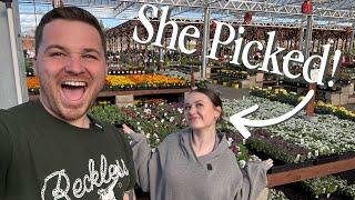 Plant Shopping! I Let My Sister Pick Everything! || Visit Our Garden