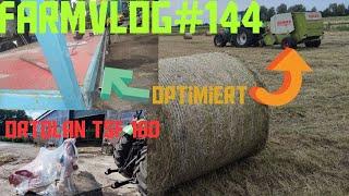 Farmvlog#144 Ortolan Andrea TSF 160/ Optimierung an der Claas Rollant 46RC und Ballenwagen