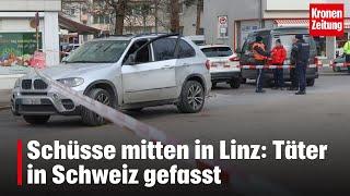 Schüsse mitten in Linz: Täter in Schweiz gefasst | krone.tv NEWS