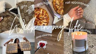 VLOG - nail appointment, shopping haul, deep cleaning, girls night, gifts & more