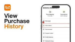 How Do I See My Purchase History on Temu (EASY)