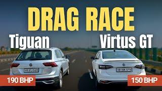 TIGUAN VS VIRTUS GT : DRAG RACE