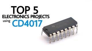 TOP 5 electronics projects using CD4017 IC