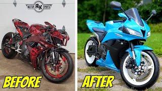 2007 CBR 600RR WRECKED Bike REBUILD (Complete Rebuild Timelapse) Start to Finish