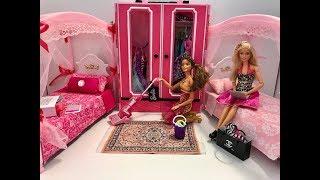 Barbie Bedroom Morning Routine! New DRESSES!!