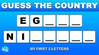 Guess The Countries In Africa By First 2 Letters - Quiz Guess The Country