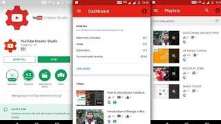 Manage Youtube Channel with your phone!
