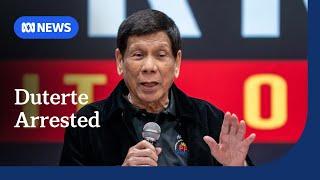 Fmr Philippine president Rodrigo Duterte arrested in Manila | ABC NEWS