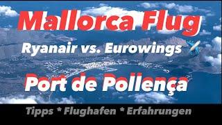 Mallorca  nach Hamurg  Eurowings oder Ryanair ️ Bus  Vollbremsung  Tipps  Luft Bilder  30°